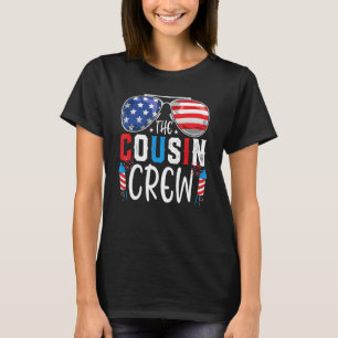 The Cousin Crew Fireworks Sunglasses USA Flag 4. T-Shirt