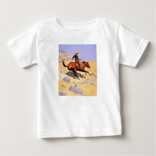 The Cowboy (von Frederic Remington) Baby T-shirt