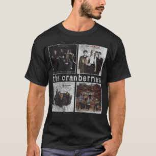 The Cranberries mit abgenutzten Albumcovern im Vin T-Shirt