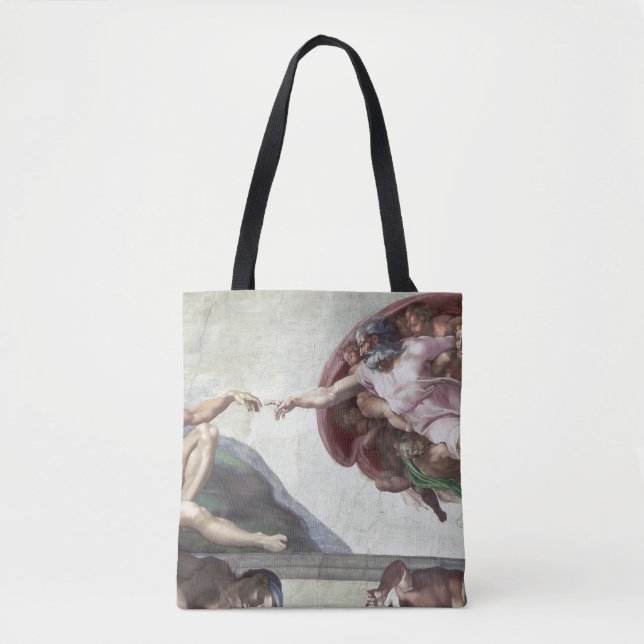 <The Creation of Adam> durch Michelangelo Tasche (Vorderseite)