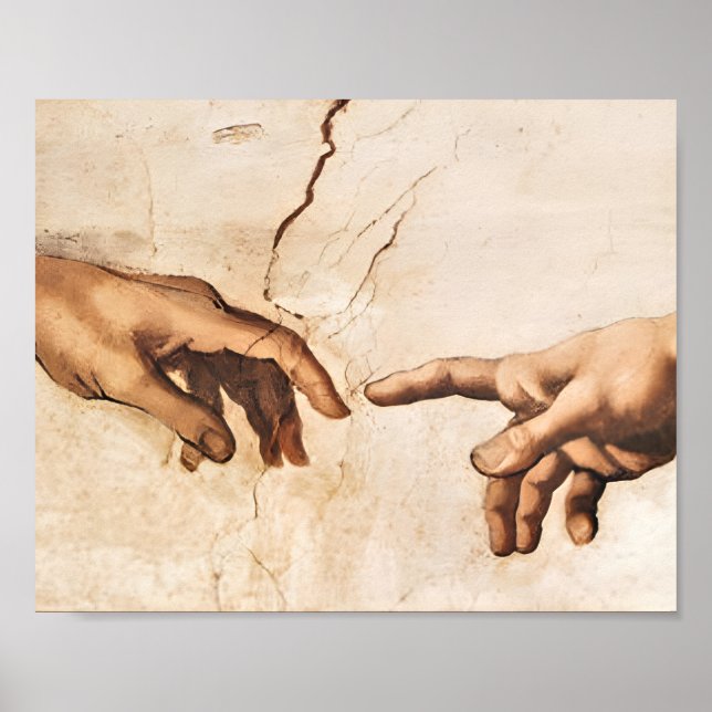 The Creation of Adam Poster (Vorne)