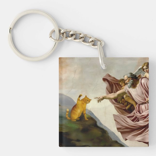 The Creation of Purrfection Schlüsselanhänger (Vorderseite)