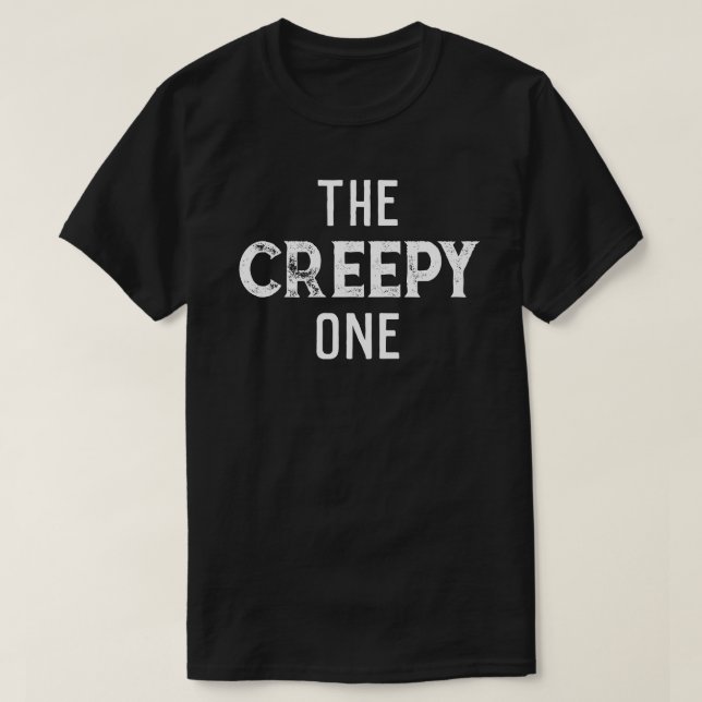 "The Creepy One" Bachelors Party Group T-Shirt (Design vorne)