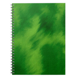 The cross and the green of the forest notizblock
