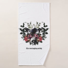 The Crow Laughing Awfully Badhandtuch Set