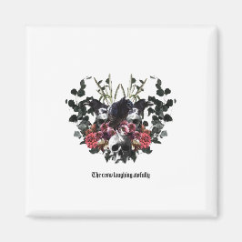 The Crow Laughing Awfully Magnet