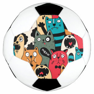 The crowd of cats fußball