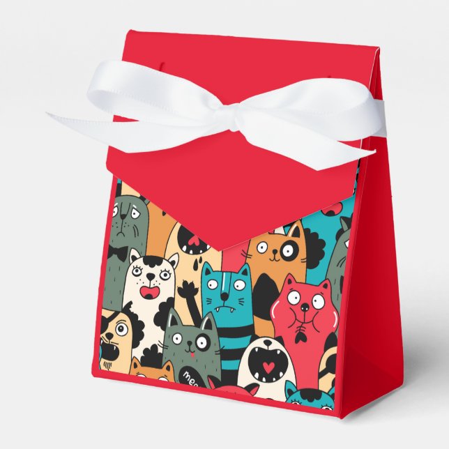 The crowd of cats geschenkschachtel (Vorderseite)