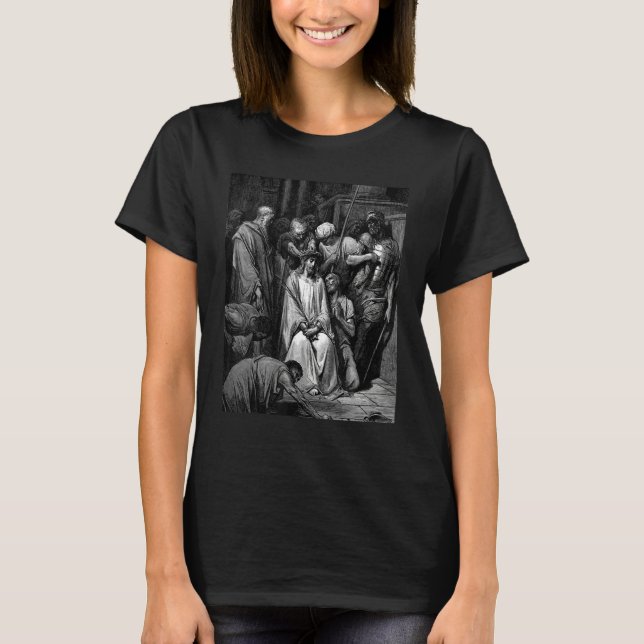 The Crown of Thorns Gustave Dore Biblical Art T-Shirt (Vorderseite)