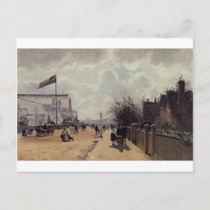 The Crystal Palace, London, Camille Pissarro Postkarte