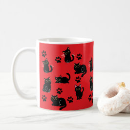 The Cutest Black Cat Mug Gift for Cat Lovers Kaffeetasse