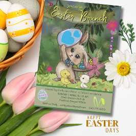 The Cutest "Heavy Lifting" Easter Brunch Invite Einladung