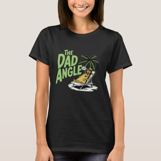 The Dad Angle, Funny Math Father's Day, Mathematic T-Shirt (Vorderseite)