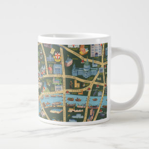 The Daily Telegraph Bildkarte von London Jumbo-Tasse