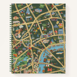 The Daily Telegraph Picture Map London Notizbuch