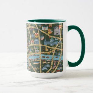 The Daily Telegraph Picture Map of London Tasse