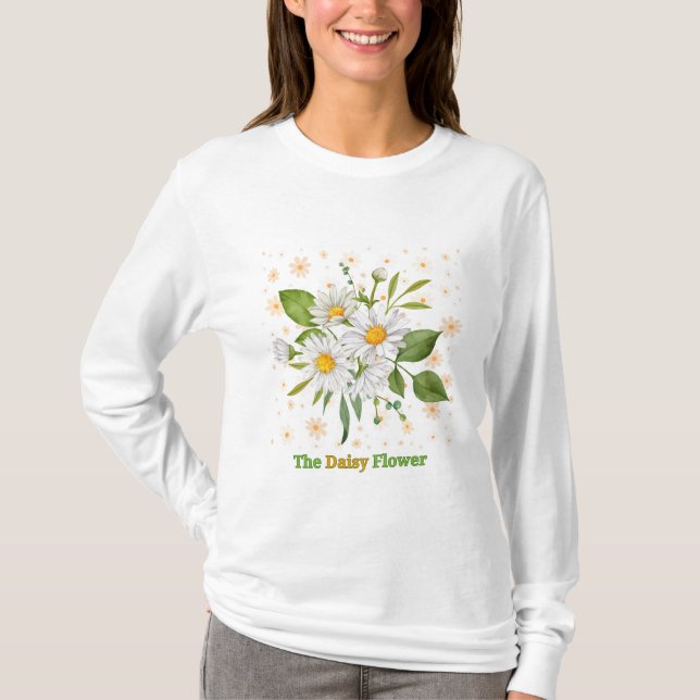 The Daisy Flower T-Shirt (Vorderseite)