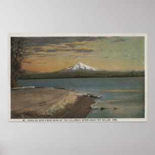 The Dalles, Oregon - Mt. Hood von Columbia Rive Poster