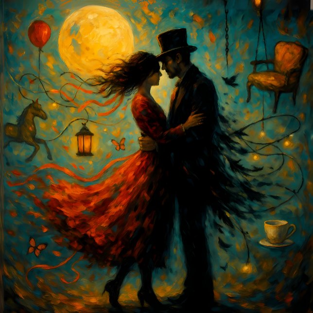  The Dance Between – Surreal Romance Decoupage  Seidenpapier (Von Creator hochgeladen)