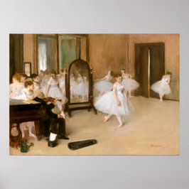 The Dancing Class by Edgar Degas Poster