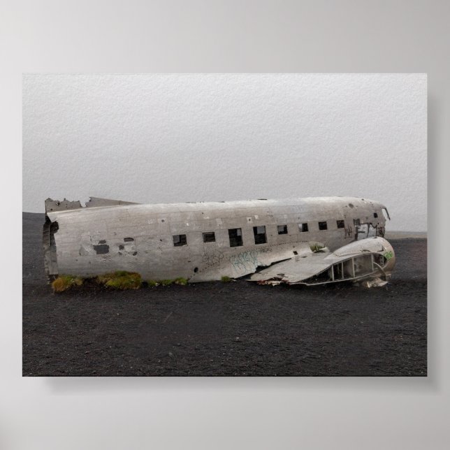 The DC9 plane wreck Poster (Vorne)