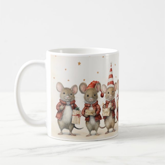Thé de café de souris de Noël Mug (Gauche)