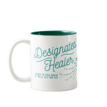Thé de guérisseur ou tasse de café désigné pour le
