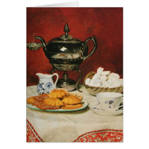 Thé de la vie et petits pains toujours de fonte -