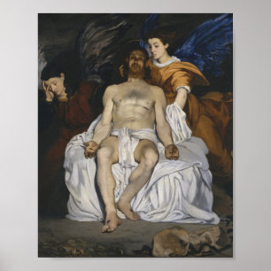 The Dead Christ with Angels (von Édouard Manet) Poster