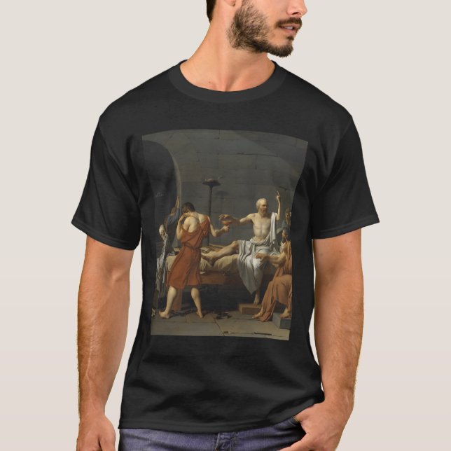 The Death Of Socrates By Jacques-Louis David T-Shirt (Vorderseite)