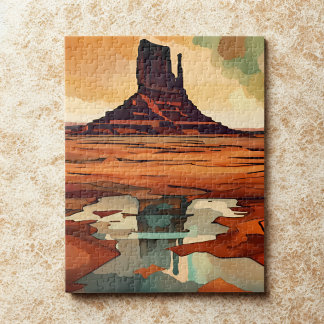 The Desert Monument Landscape 
