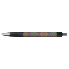 The design features vibrant diamonds and triangles kugelschreiber