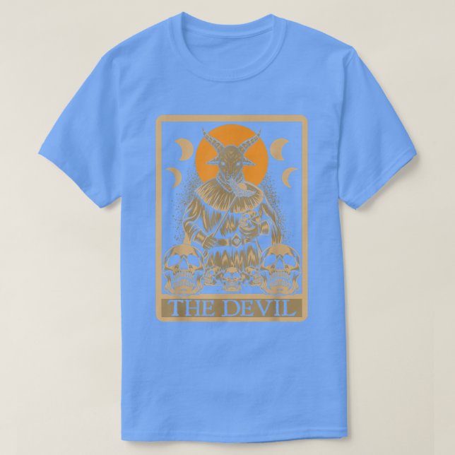 The Devil - Gothic Tarot Card Reading Fortune Tell T-Shirt (Design vorne)