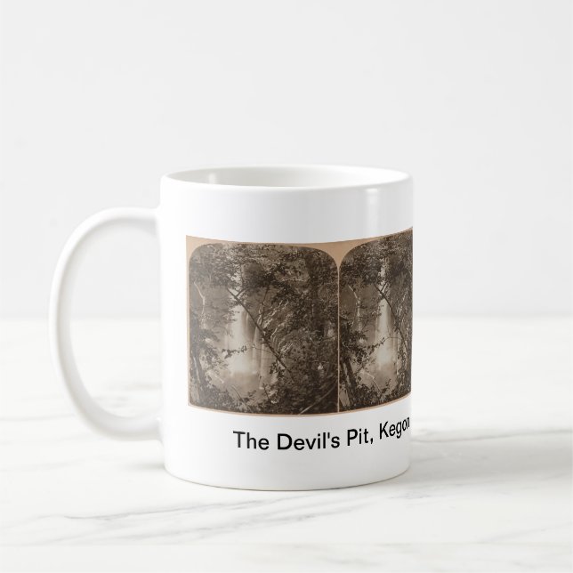 The Devil's Pit, Kegon Falls, Chuzenji, Japan Kaffeetasse (Links)