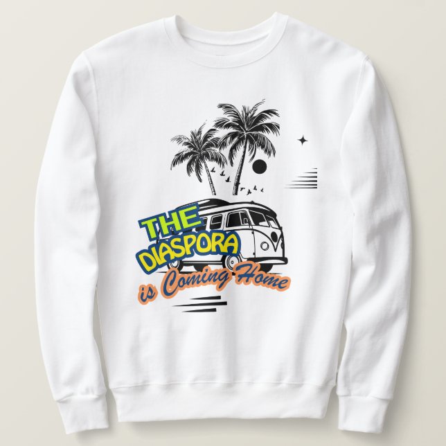 The Diaspora Are Coming Home | Basic Sweatshirt (Design devant)