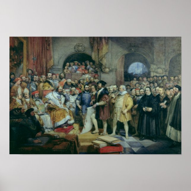 The Diet of Spires, 19. April 1529 Poster (Vorne)