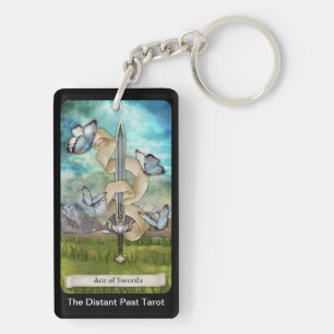 The Distant Past Tarot Deck Ass der Schwerter Kart Schlüsselanhänger