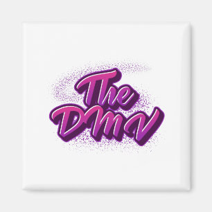 The DMV (DC, Maryland, Virginia) Graffiti Style Magnet