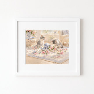 The Dog Did It Wasserfarben-Kunstprint Poster