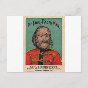 The Dog Faced Man Postkarte