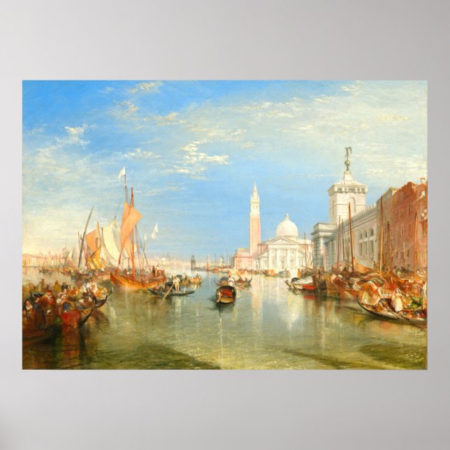 The Dogana, Venedig - William Turner Poster (Vorne)