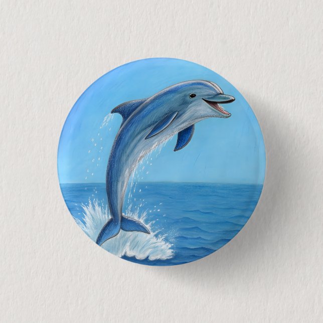 The Dolphin’s Silent Dance Button (Vorderseite)