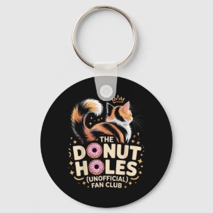 The Donut Holes Fan Club Lustiges Katzen-Meme-Donu Schlüsselanhänger