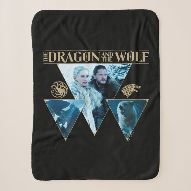 The Dragon and The Wolf Daenerys & Jon Graphic Sherpadecke (Vorderseite)