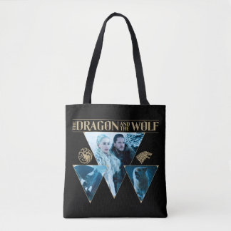 The Dragon and The Wolf Daenerys & Jon Graphic Tasche