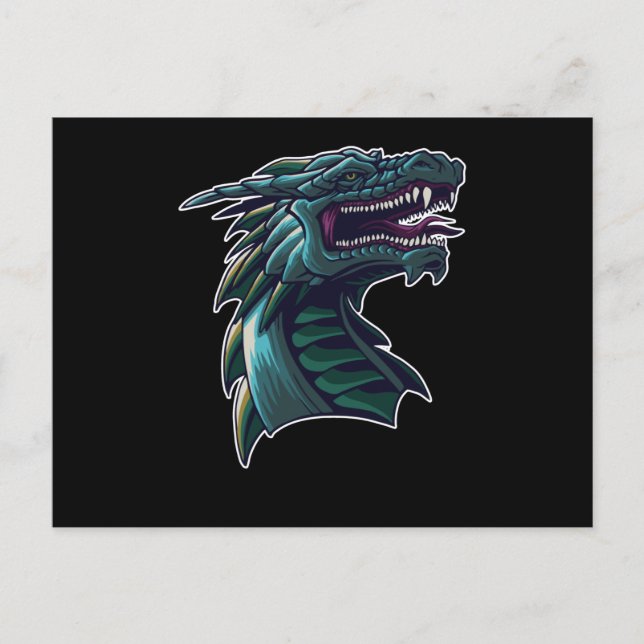 The Dragon Head Postkarte (Vorderseite)
