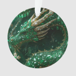 The Dragon on My Christmas Tree  Ornament