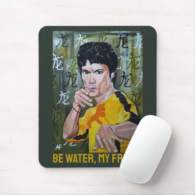 The Dragon Painting by Alfred Fox Mousepad (Mit Mouse)