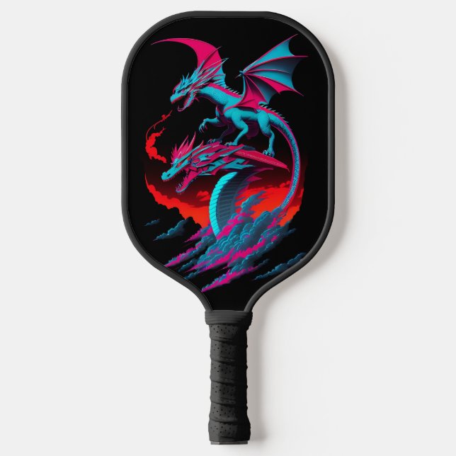 The Dragon Surf Rider Pickleball Schläger (Vorderseite)
