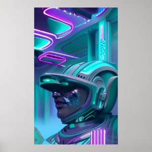 The Dream Police - Vaporwave-Kunst Poster